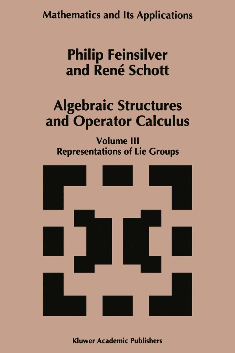 Algebraic Structures and Operators Calculus 1