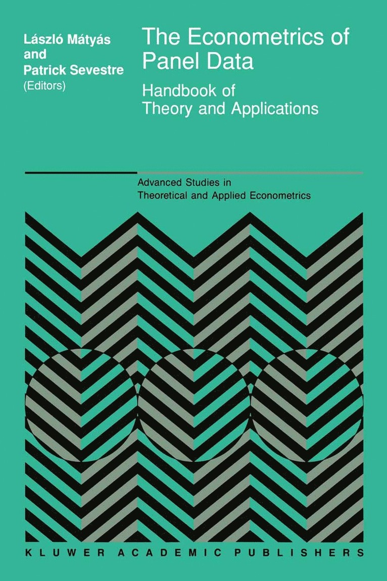 László Mátyás, Patrick Sevestre, Patrick Mátyás, László - Econometrics of Panel Data, Häftad