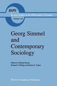 bokomslag Georg Simmel and Contemporary Sociology