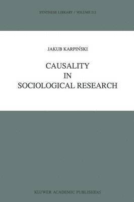 bokomslag Causality in Sociological Research