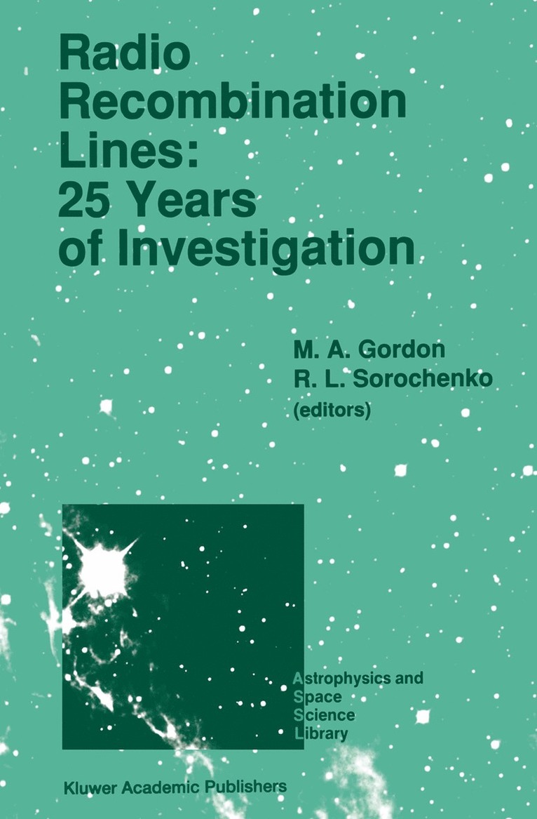 Radio Recombination Lines: 25 Years of Investigation 1