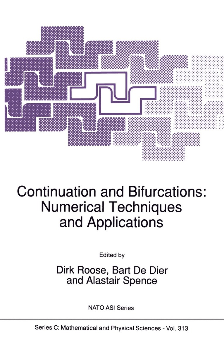 Dirk Roose, Bart De Dier, Alastair Spence - Continuation and Bifurcations: Numerical Techniques and Applications, Häftad