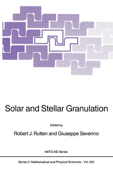 R. J. Rutten, Giuseppe Severino - Solar and Stellar Granulation, Häftad