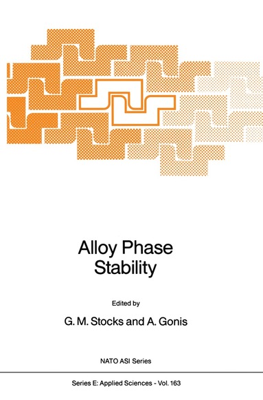 bokomslag Alloy Phase Stability