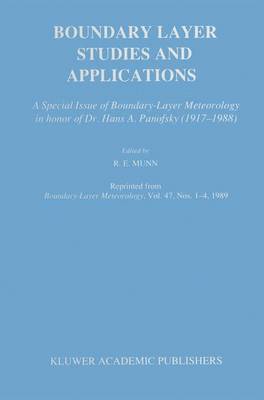 bokomslag Boundary Layer Studies and Applications