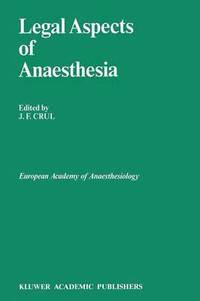 bokomslag Legal Aspects of Anaesthesia