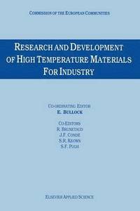 bokomslag Research and Development of High Temperature Materials for Industry