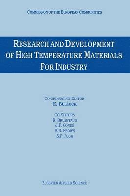 bokomslag Research and Development of High Temperature Materials for Industry