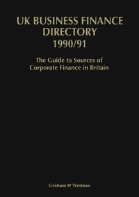 bokomslag UK Business Finance Directory 1990/91