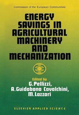 G. Pellizzi, A.G. Cavalchini, M. Lazzari, A. G. Cavalchini - Energy Savings in Agricultural Machinery and Mechanization, Häftad
