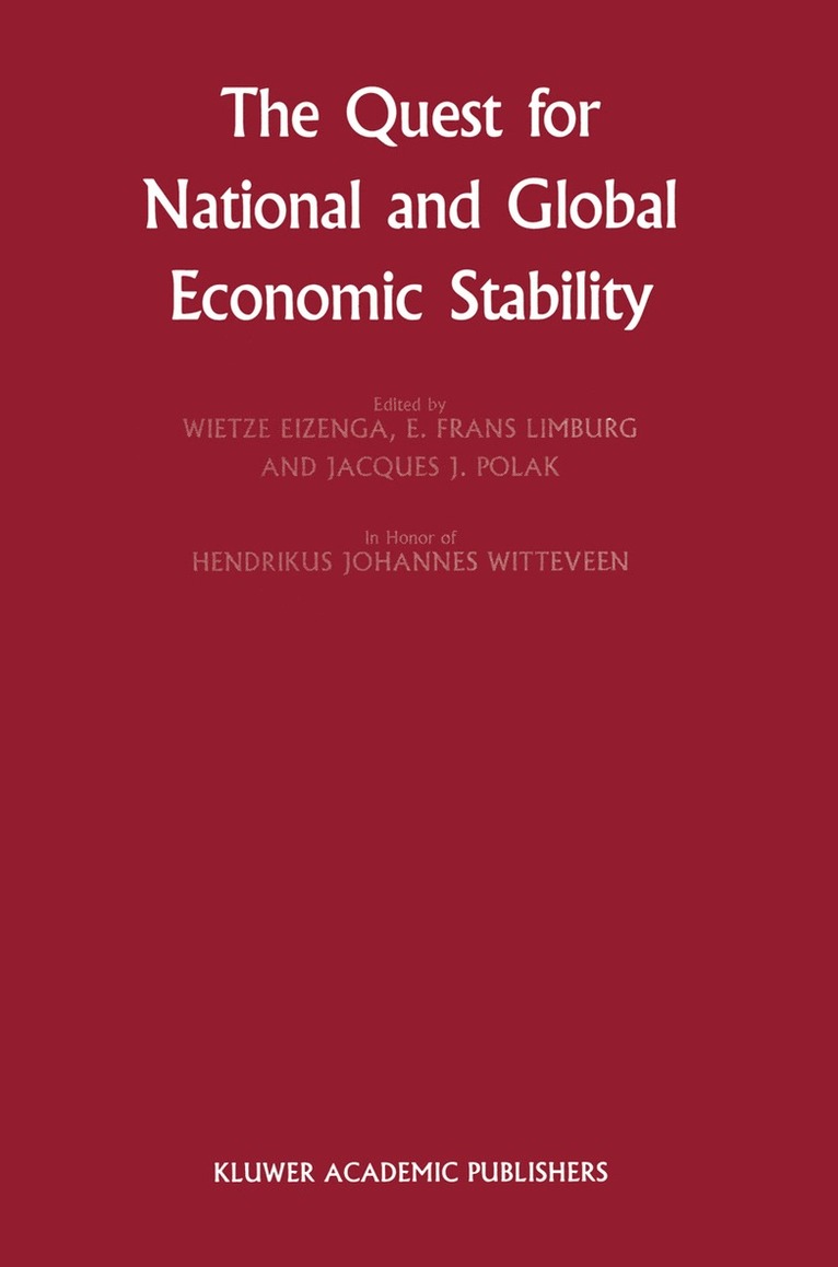 Quest for National and Global Economic Stability