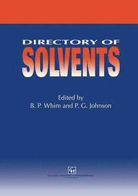 bokomslag Directory of Solvents