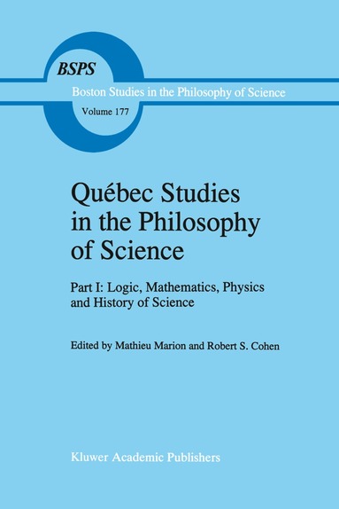 Mathieu Marion, Robert S. Cohen - Québec Studies in the Philosophy of Science, Häftad