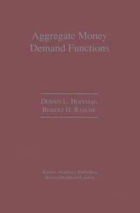 bokomslag Aggregate Money Demand Functions