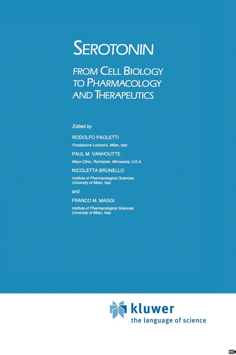 Paul M. Vanhoutte, Rodolfo Paoletti, Nicoletta Brunello, Franco M. Maggi - Serotonin, Häftad