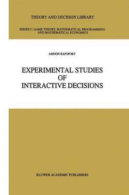 bokomslag Experimental Studies of Interactive Decisions