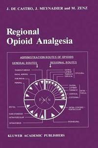 bokomslag Regional Opioid Analgesia