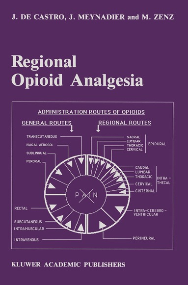 J. de Castro, J. Meynadier, Michael Zenz - Regional Opioid Analgesia, Häftad