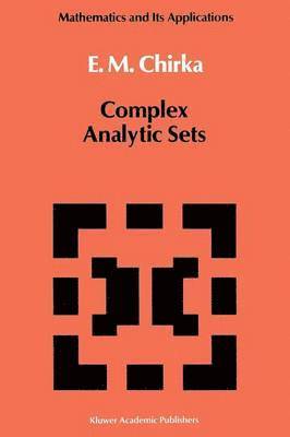 bokomslag Complex Analytic Sets