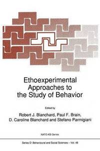 bokomslag Ethoexperimental Approaches to the Study of Behavior
