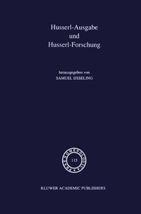 bokomslag Husserl-Ausgabe und Husserl-Forschung