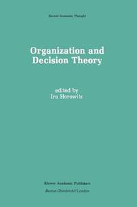 bokomslag Organization and Decision Theory