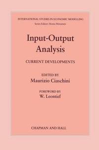 bokomslag Input-Output Analysis