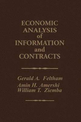 bokomslag Economic Analysis of Information and Contracts