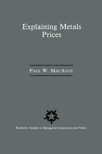 bokomslag Explaining Metals Prices