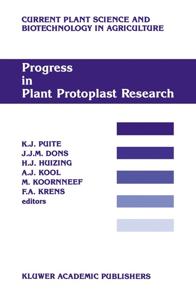 bokomslag Progress in Plant Protoplast Research