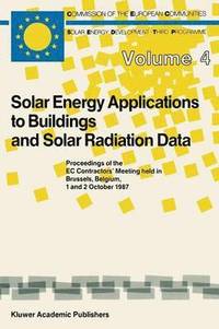 bokomslag Solar Energy Applications to Buildings and Solar Radiation Data