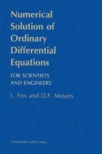 bokomslag Numerical Solution of Ordinary Differential Equations