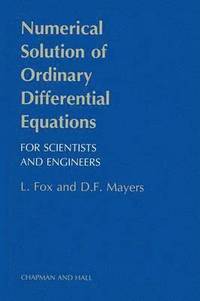 bokomslag Numerical Solution of Ordinary Differential Equations
