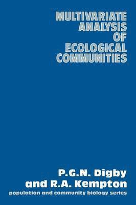 bokomslag Multivariate Analysis of Ecological Communities