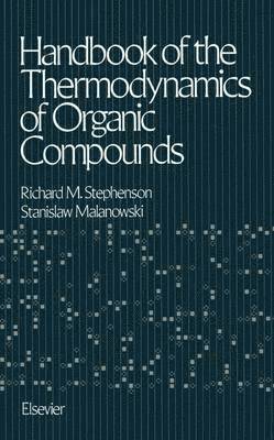 bokomslag Handbook of the Thermodynamics of Organic Compounds