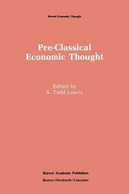 bokomslag Pre-Classical Economic Thought