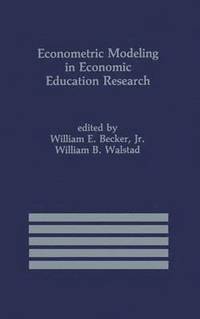 bokomslag Econometric Modeling in Economic Education Research