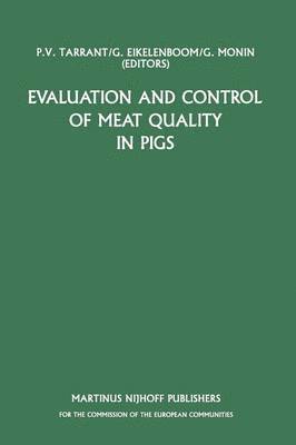 bokomslag Evaluation and Control of Meat Quality in Pigs