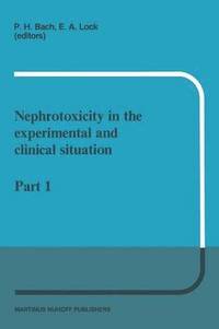bokomslag Nephrotoxicity in the experimental and clinical situation