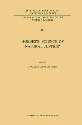 bokomslag Hobbes's 'Science of Natural Justice'