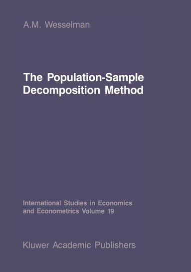A.M. Wesselman - Population-Sample Decomposition Method, Häftad