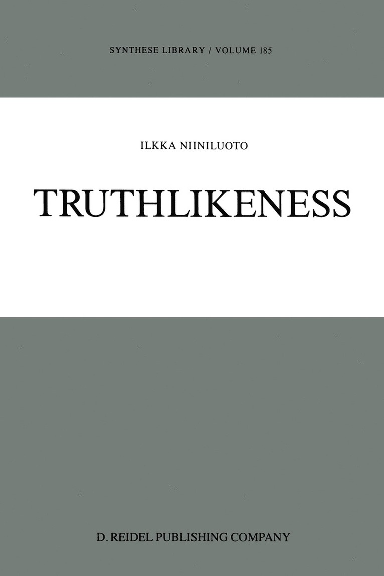 Truthlikeness 1