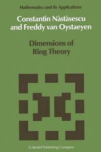 bokomslag Dimensions of Ring Theory