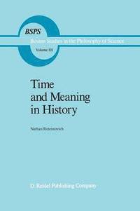 bokomslag Time and Meaning in History