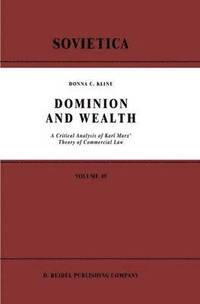 bokomslag Dominion and Wealth