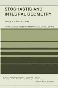 bokomslag Stochastic and Integral Geometry