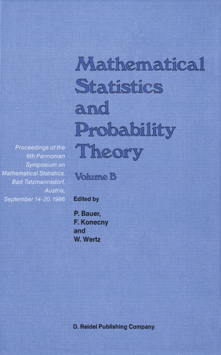 Madan L. Puri, P. Révész, Wolfgang Wertz, P. Bauer, F. Konecny - Mathematical Statistics and Probability Theory, Häftad