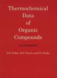 bokomslag Thermochemical Data of Organic Compounds