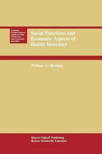 bokomslag Social Functions and Economic Aspects of Health Insurance