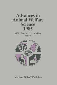 bokomslag Advances in Animal Welfare Science 1985